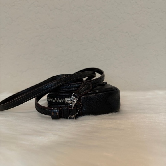 Coach Crossbody Pouch in Pebble Leather with Butterfly Appliqué - Picture 7 of 12